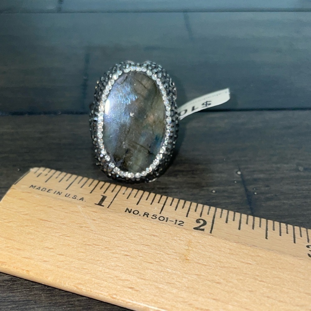 Labradorite Ring Adjustable NWT​​​​​​​​​​​​​​